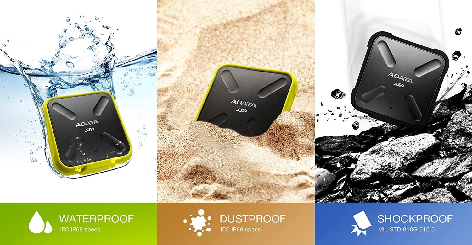 Adata Sd700 External Ssd 1tb With 1yr Wrnty