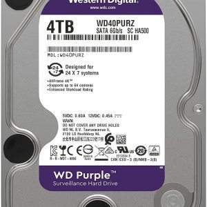 Wd Purple 4tb Cctv Hard Disk Drive - 5400 Rpm Sata 6gb/s 64mb Genuine