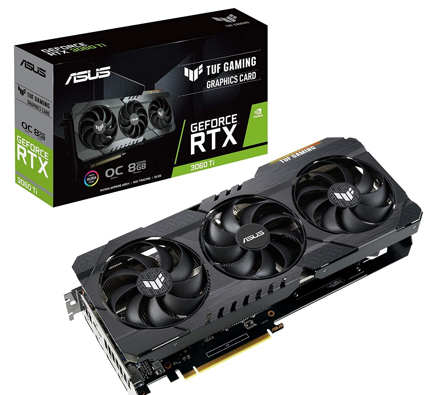 Asus TUF Gaming GeForce RTX 3060 Ti V2 OC – 8GB GDDR6 Graphics Card