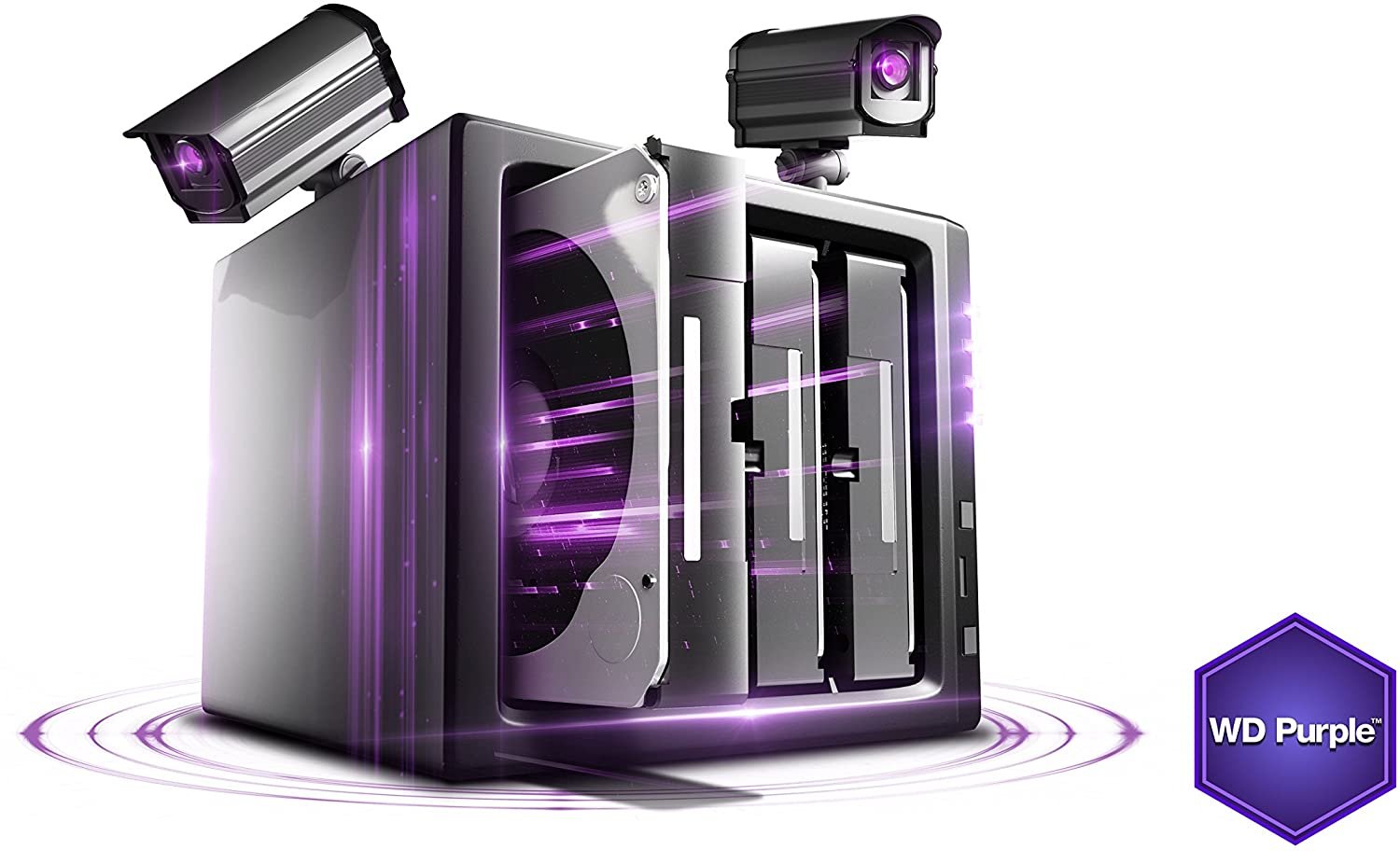 Wd Purple 6tb Cctv Hard Disk Drive - 5400 Rpm Sata 6gb/s 64mb Genuine
