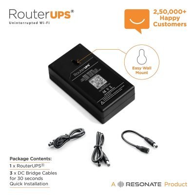 Resonate Mini Ups For Router With 9600 Mah Battery