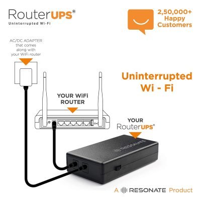 Resonate Mini Ups For Router With 9600 Mah Battery