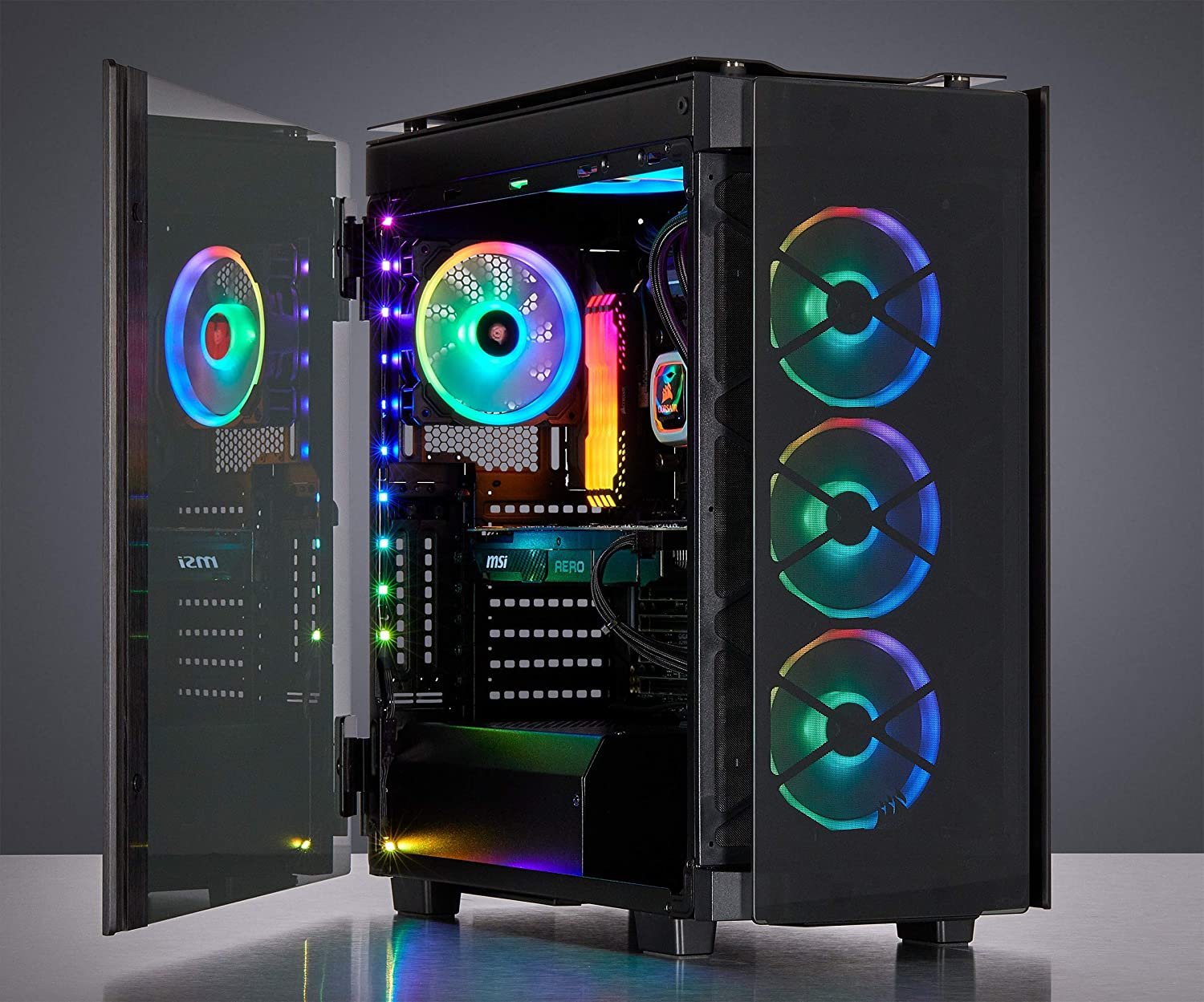 Corsair Cc-9011139-ww 500d Obsidian Series Rgb Se Premium Mid-tower