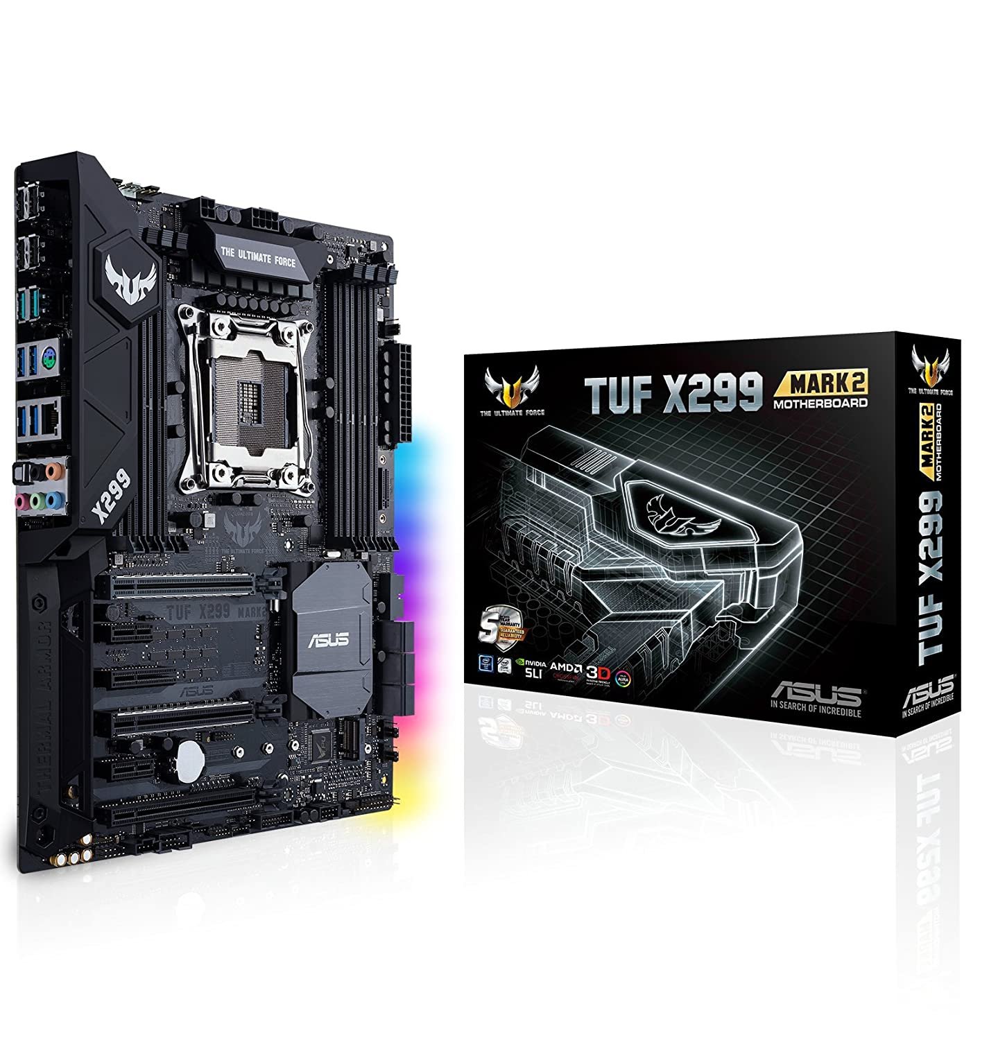 Asus Motherboard Tuf X299 Mark 2 - Gaming Lga 2066 Upto 4133mhz Ram