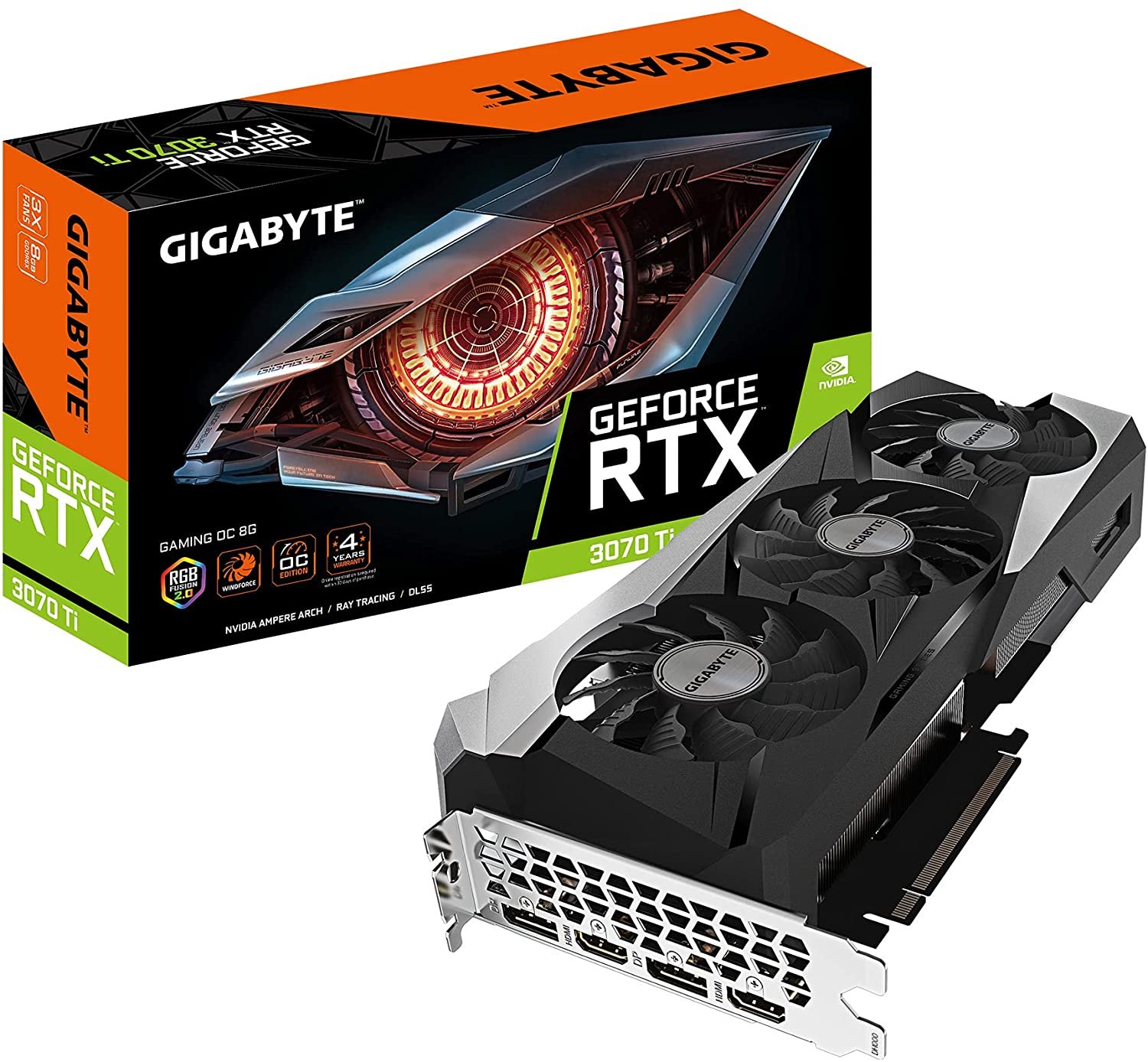 Gigabyte Geforce Rtx 3070ti Gaming Oc Graphics Card With 1yr Warranty