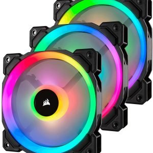 Corsair Ll120 Rgb 120mm Dual Light Loop Rgb Led Case Pwm Fan 3 Fan