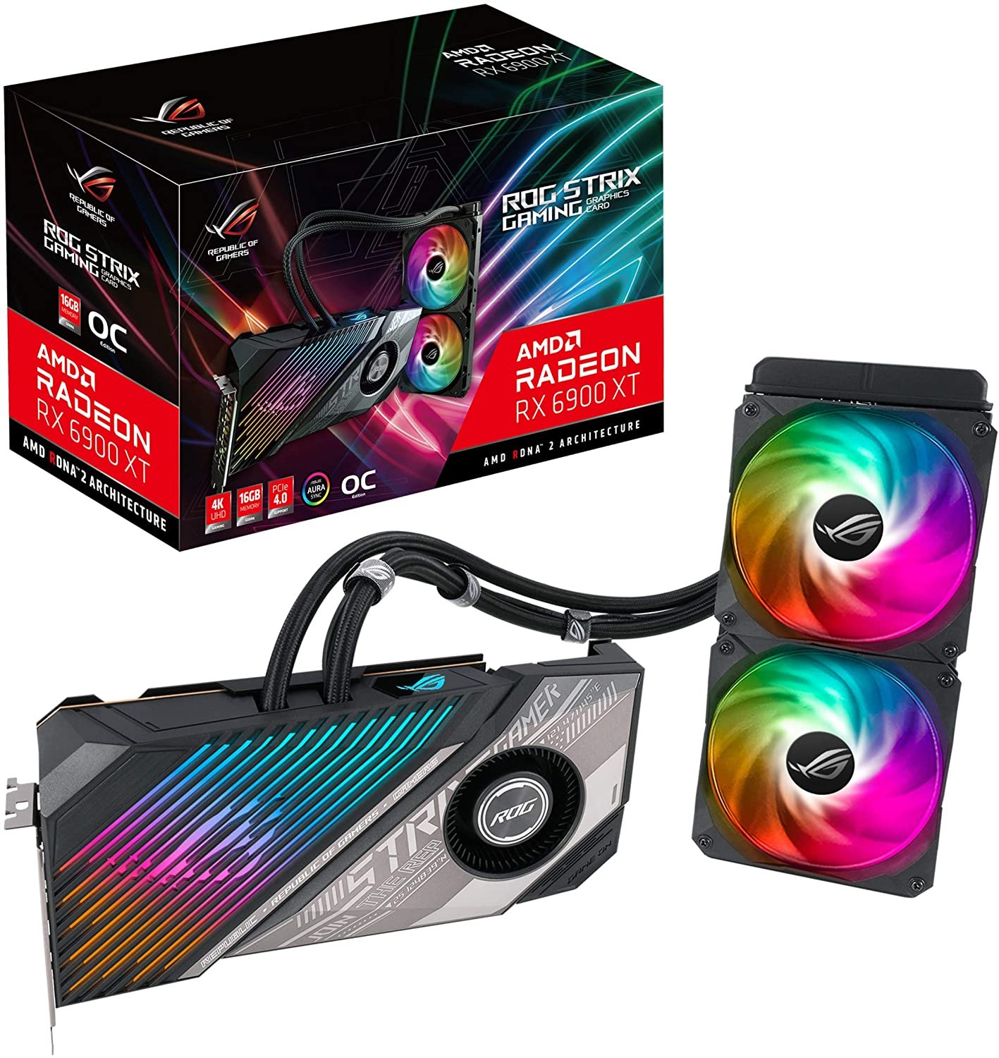 Asus Radeon ROG Strix LC RX6900XT – 16GB AIO Graphics Card