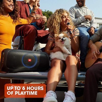 Jbl Partybox On-the-go Portable Karaoke Party Speaker, Wireless Mike
