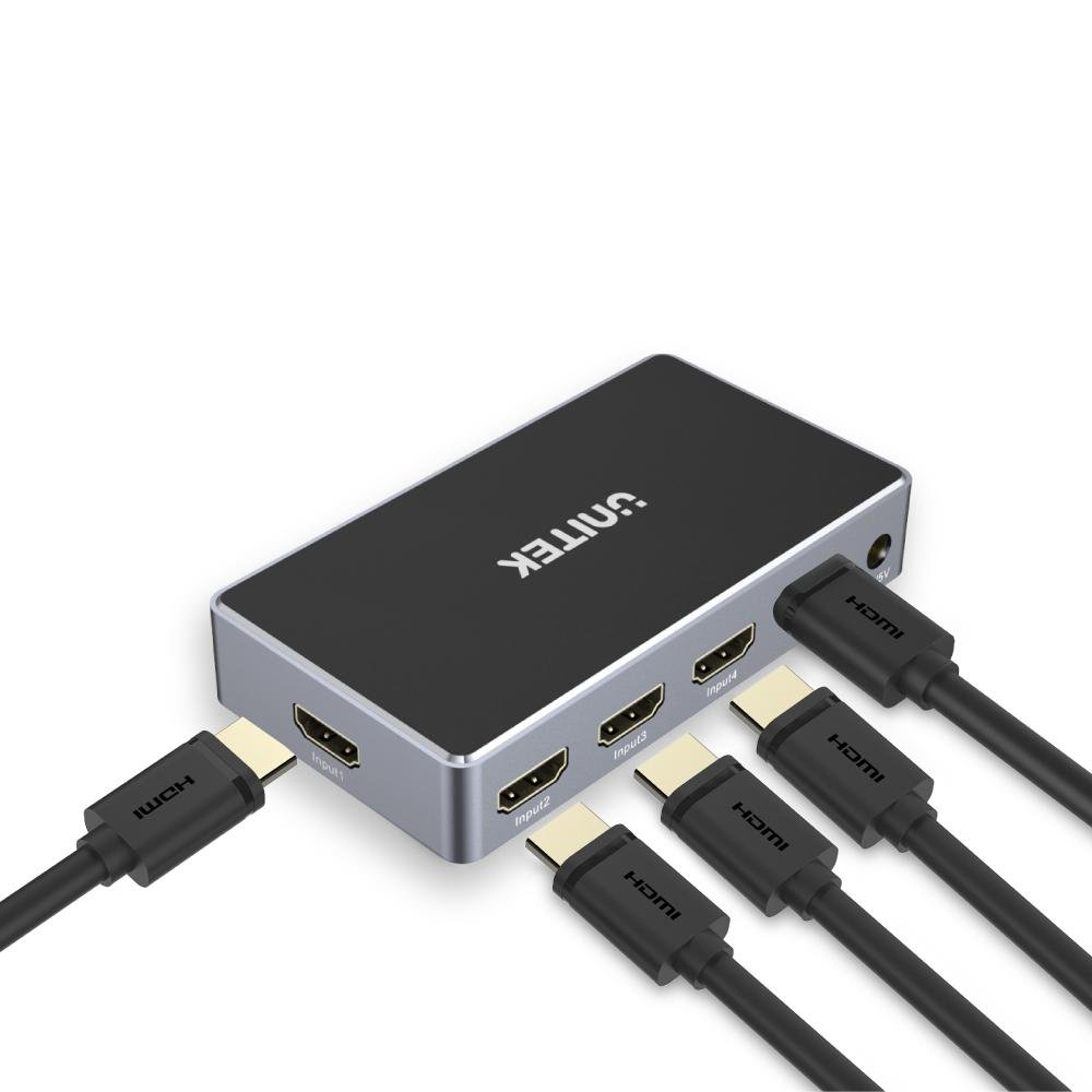 Unitek V1110a 4k Hdmi Switch 5 In 1 Out