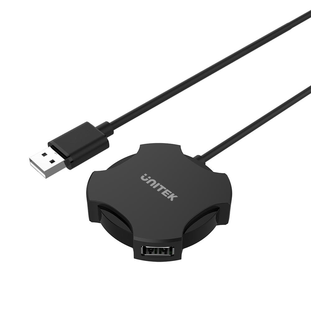Unitek Y-2178 4 Ports Usb 2.0 Hub With 360 Design -1yr Warranty