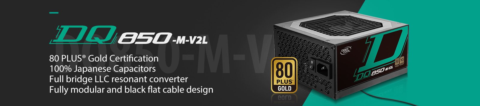 Deepcool 850w 80 Plus Gold Certified Fully Modular Power Supply