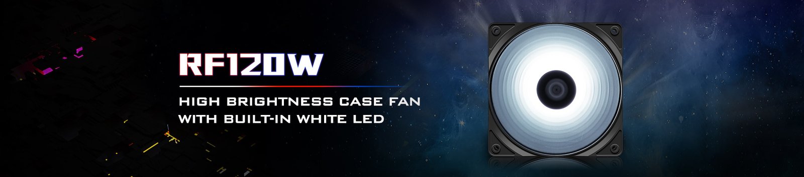 Deepcool Rf120w White Led Case Fan