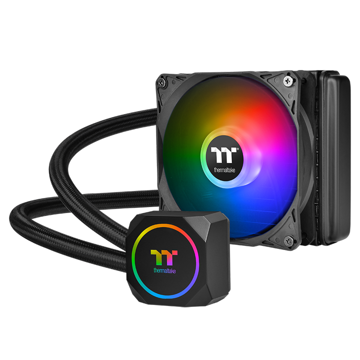 Thermaltake Th120 Argb Sync Aio Liquid Cooler Clw285-pl12sw-a 1yr Wrty