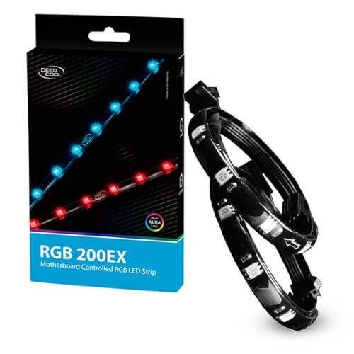 Deepcool Rgb Led Strip, Sync Controlled Via 12v Rgb