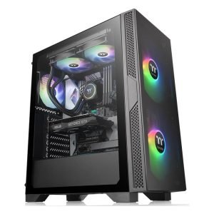 Thermaltake Versa T25 Tempered Glass Mid-tower Case Ca-1r5-00m1wn-00(m