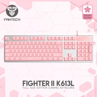 Fantech Fighter ii K613l Pink Gaming Keyboard