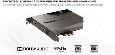 Creative Sound Blaster Ae-7 Hi-res Pci-e Dac And Amp Sound Card