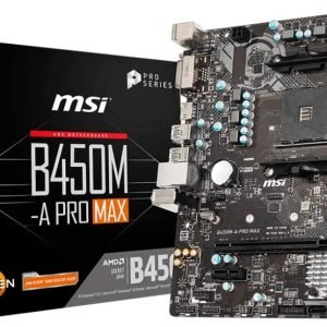 Msi B450m A Pro Max Amd Motherboard