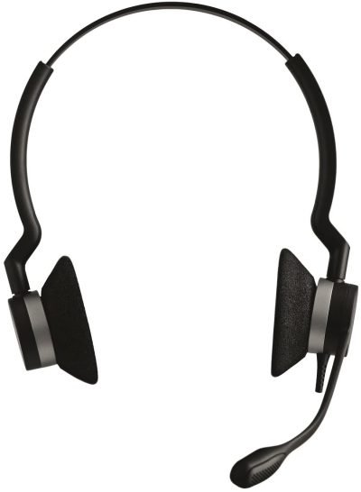 Jabra Biz 2300 Duo, Usb, Ms Call Center Headphone With 1 Yr Wrnty.