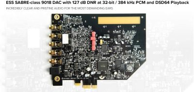 Creative Sound Blaster Ae-7 Hi-res Pci-e Dac And Amp Sound Card