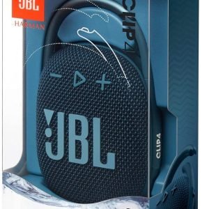 Jbl Clip 4: Portable Speaker With Bluetooth, Built-in Battery - Blue