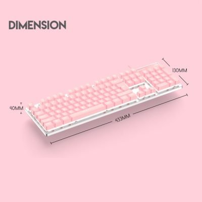 Fantech Fighter ii K613l Pink Gaming Keyboard