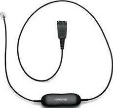 Jabra Gn 1200 0.8m Straight Qd To Mod Plug Telephone To Headphone Jack
