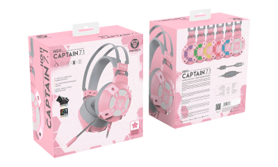 Fantech Hg11 PINK 7.1  Surround Sound Usb Pc Stereo Gaming Headset