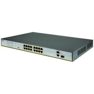 16 Port 10/100 Mbps Poe Switch/2 Uplink1000 Mbps/1sfp/kb