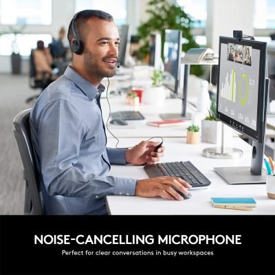 Logitech H370 Usb Digital Audio Computer Headset (black)