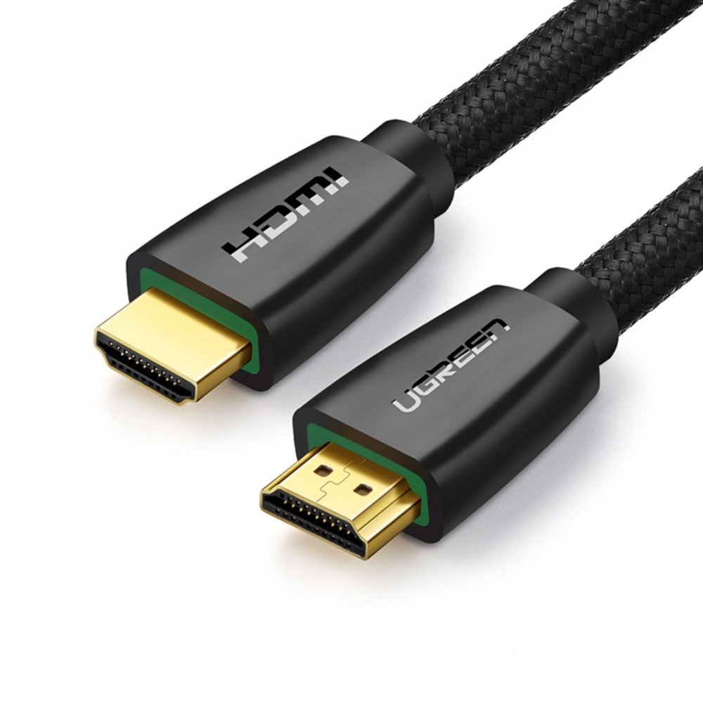 Ugreen 15mtr. Hdmi Male To Male Cable Version 2.0, Braid-1yr.warranty