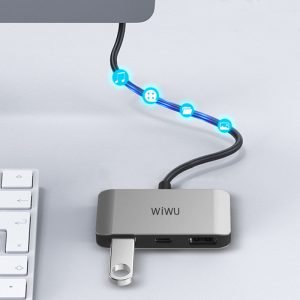 Wiwu Type C Hub Alpha C2h 1*usb3.0, 1*type-c, 1*4k Hdmi Pd100