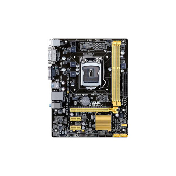 Asus H81M‐K, Micro-ATX H81 Motherboard - intuitive UEFI BIOS, superb integrated graphics performance, unique USB 3.0 performance