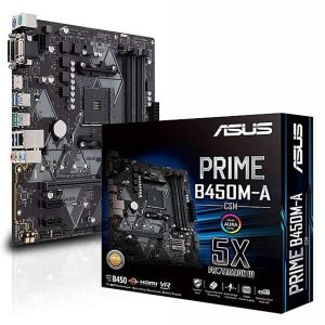 Asus Prime B450M-A II Gaming Motherboard - AMD B450 (Ryzen AM4) micro ATX motherboard, Aura Sync RGB lighting support
