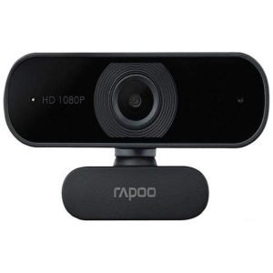 Rapoo C260 1080 Full-HD USB WebCam - Wide-angle Lens, In-built Mic, Crisp Images & Videos