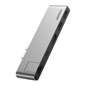 UGREEN Type-C Multifunction 5-In-1 Adapter for MacBook Air/Pro - USB-C Hub with 4K 3D HD Sensory Experience