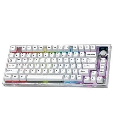 The FANTECH MAXFIT81 MK910 is a compact, wireless mechanical keyboard with clicky keys, versatile connectivity, and customizable RGB lighting - perfect for gaming, work, and everyday use.