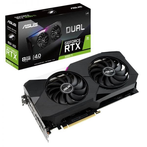 Asus Dual GeForce RTX 3060 Ti V2 OC Edition Graphics Card (ASUS DUAL-RTX3060TI-8G-V2)