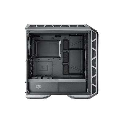 Cooler Master MasterCase H500P Mesh Casing - White ATX Mid-Tower w/ Front Mesh Ventilation, RGB Fans, 2x Vertical GPU Card PCI Slots