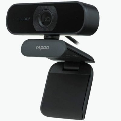 Rapoo C260 1080 Full-HD USB WebCam - Wide-angle Lens, In-built Mic, Crisp Images & Videos