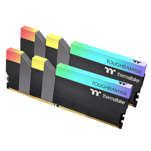 Thermaltake TOUGHRAM RGB 32GB DDR4 RAM - CL16 32GB (2x 16GB), 3200MHz, Black, RGB Lighting, SW Control, MB