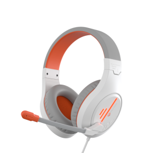 Buy Meetion HP021 Lightweight Gaming Headphone - White and Orange Edition