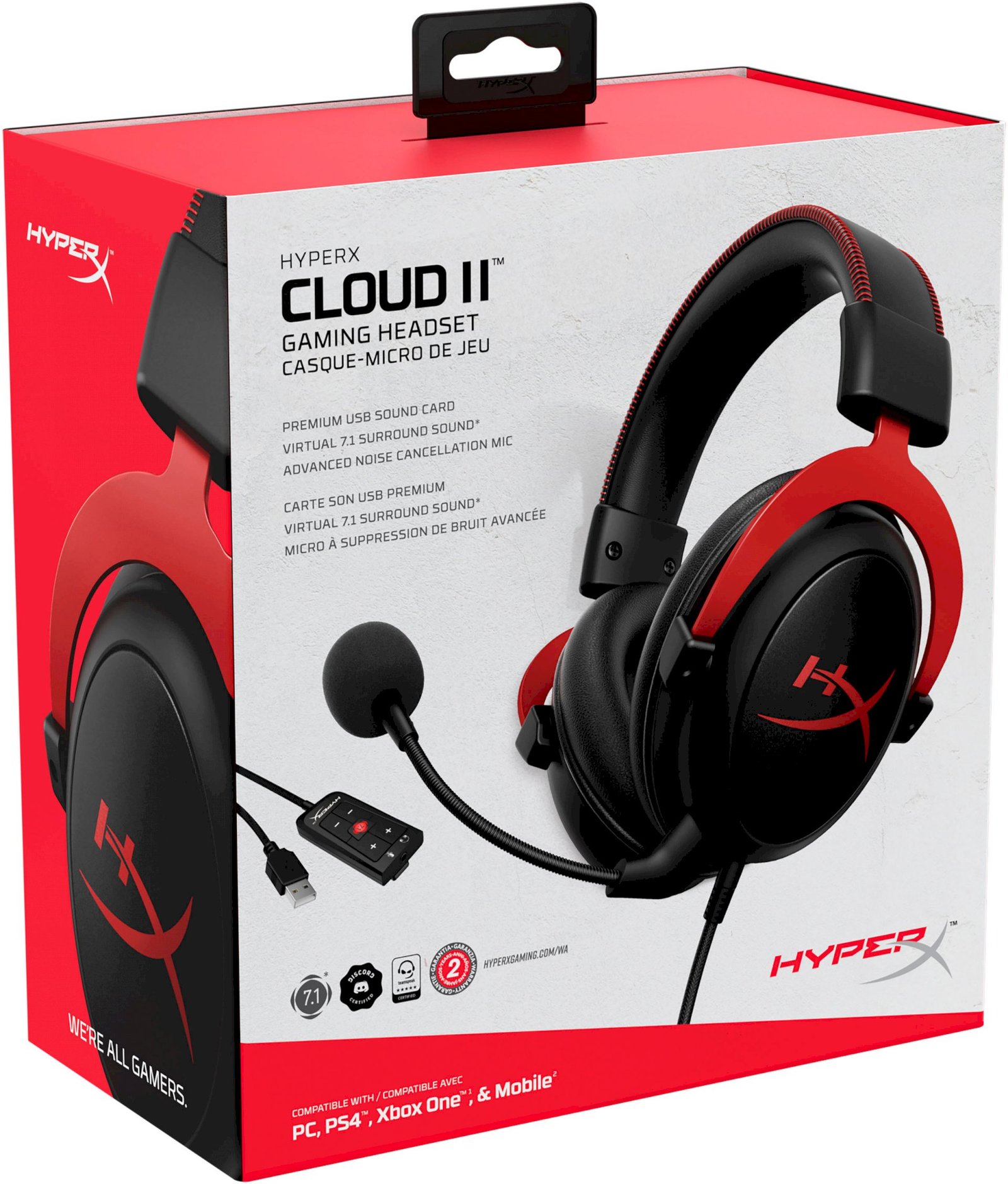 Buy HyperX Cloud II Wireless Gaming Headset - 30 Hours Battery & DTS Audio