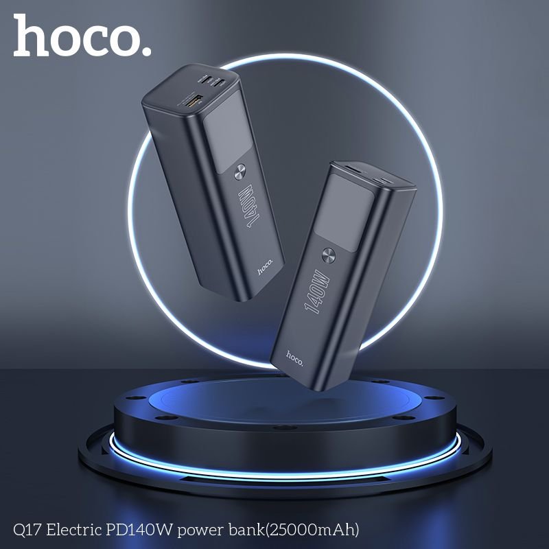 Hoco Q17 Electric PD140W Power Bank - Fast Charging | 25000mAh