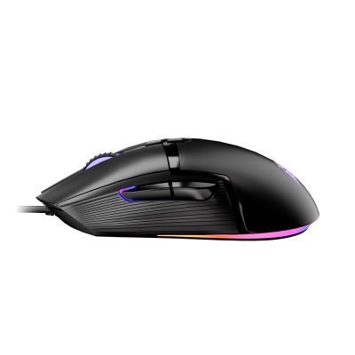 1st player MOUSE BH5.0 Black,BULLET HUNTER SERIES Gaming mouse with RGB Effects. DPI 12000. Polling Rate 500Hz. FPS 6400. IPS 32