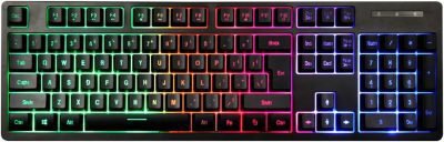 1st Player Fire Dancing K5 Membrane Gaming Keyboard RGB LED Backlit