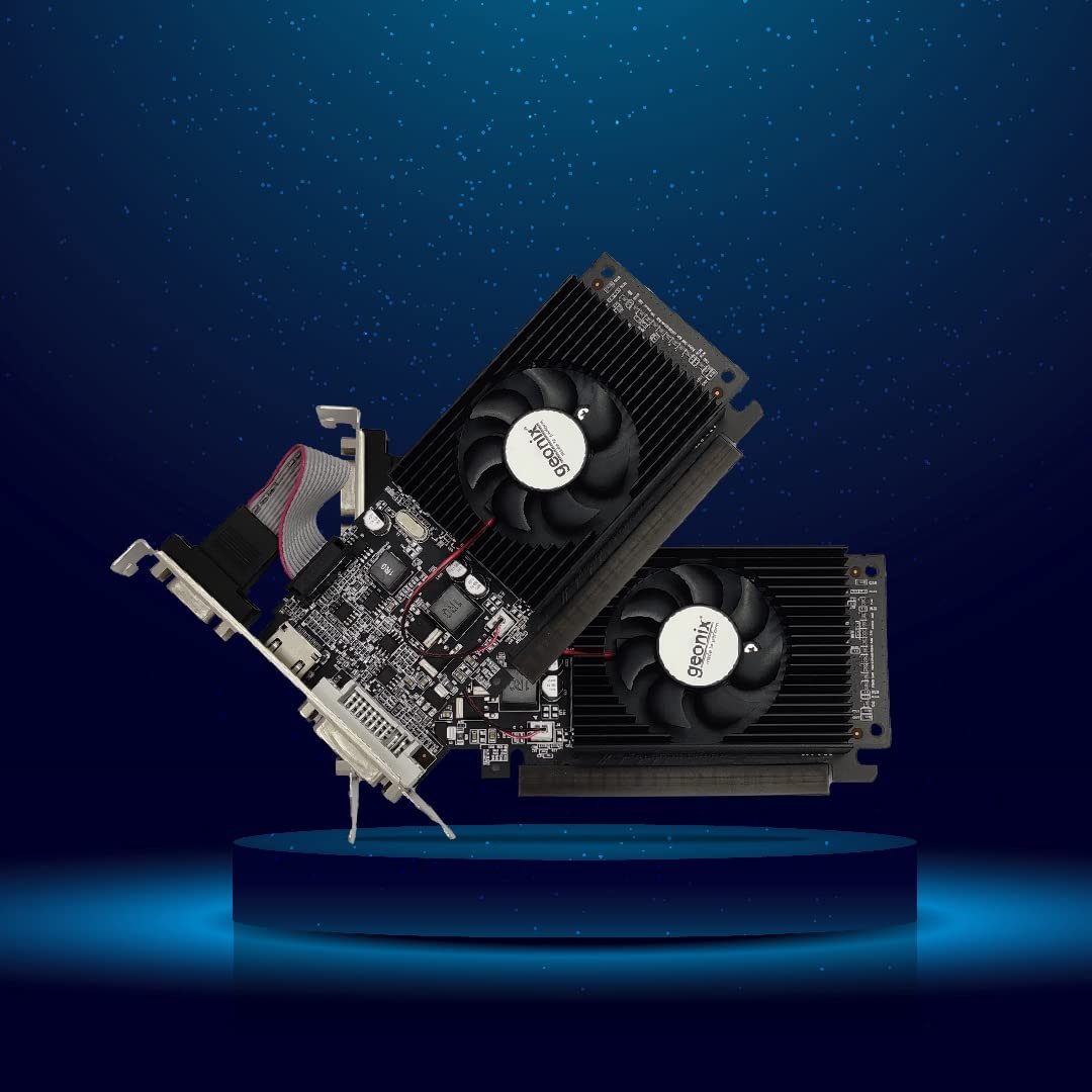 GEONIX GEFORCE GT 730LP 4GB DDR3 Graphics Card - VGA, HDMI, DVI Outputs