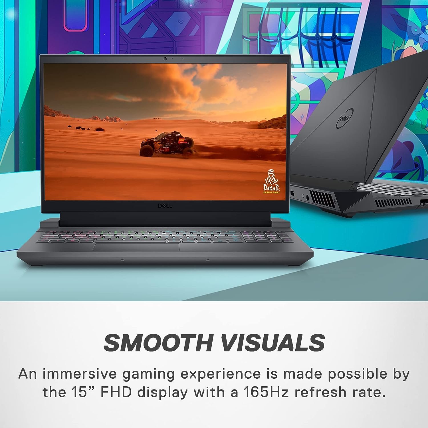 Dell Inspiron G15 5530 i7 13th Gen - 13650HX | 16GB | 512SSD | NVIDIA RTX 4060 8GB GDDR6 | FHD | RGB Backlit Keyboard