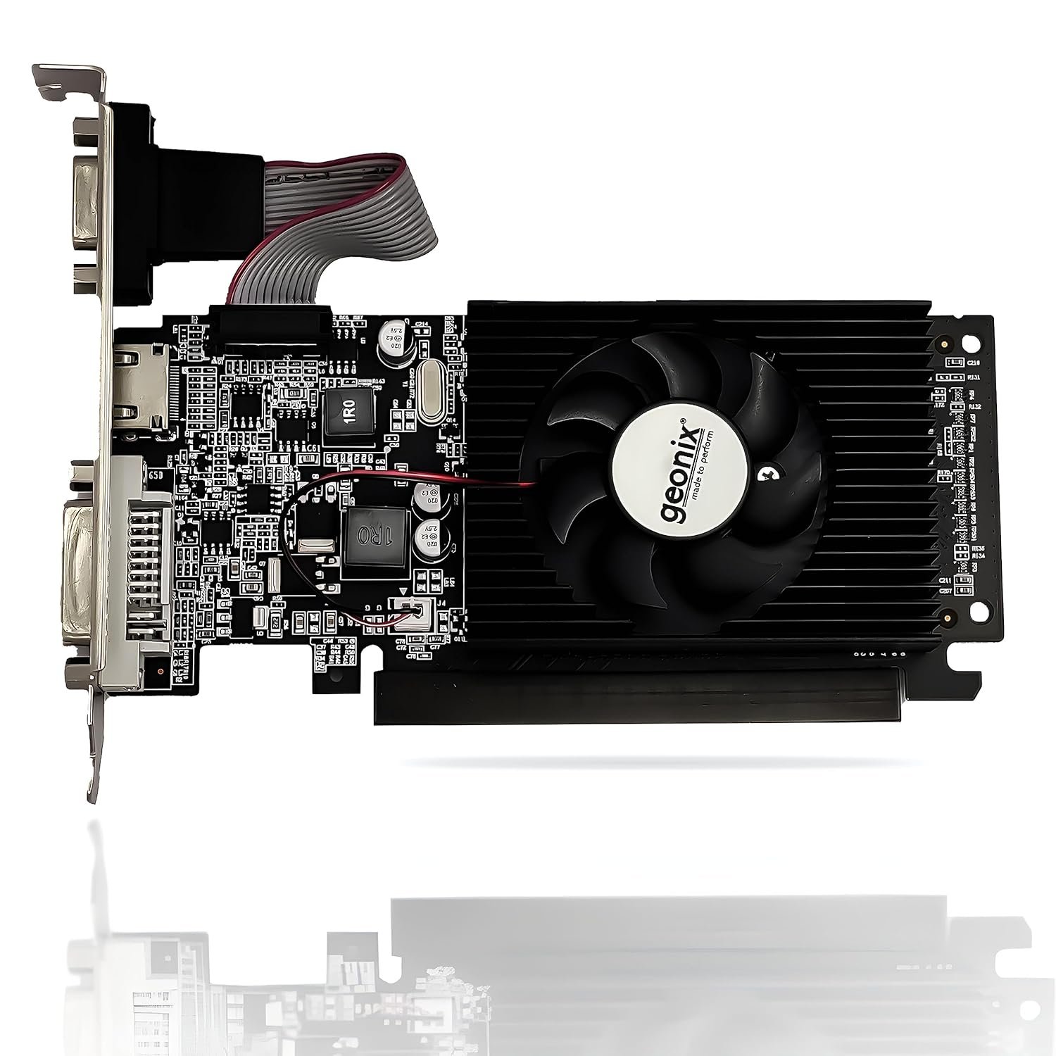 GEONIX GEFORCE GT 730LP 4GB DDR3 Graphics Card - VGA, HDMI, DVI Outputs
