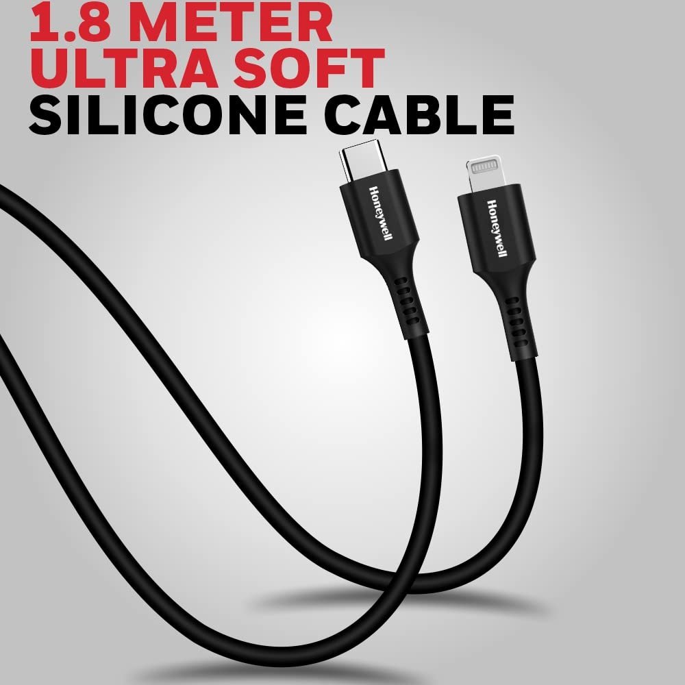 Charge Your Apple Devices Efficiently with Honeywell Type C to Lightning Silicone Cable